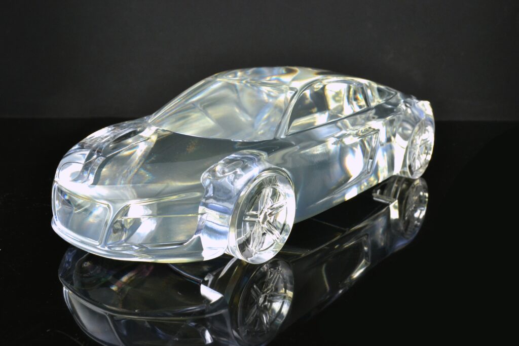 3d printed clear car